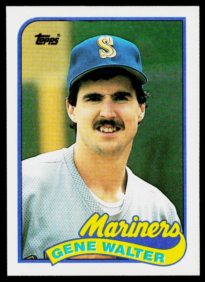 Gene Walter 1989 Topps #758 Seattle Mariners