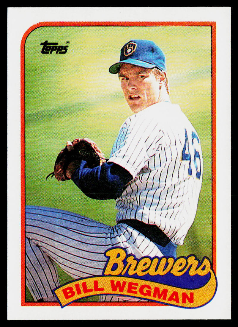 Bill Wegman 1989 Topps #768 Milwaukee Brewers