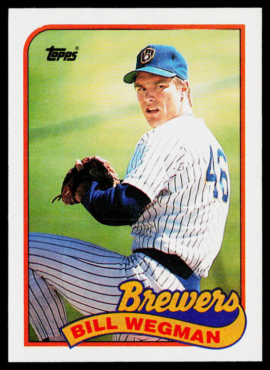 Bill Wegman 1989 Topps #768 Milwaukee Brewers