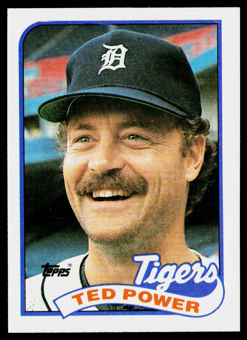 Ted Power 1989 Topps #777 Detroit Tigers