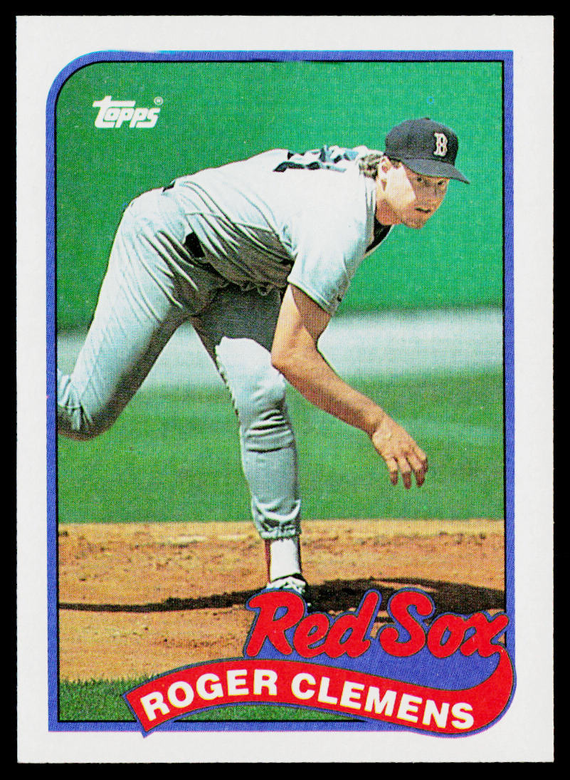 Roger Clemens 1989 Topps Doubleheader All-Stars #NNO Boston Red Sox