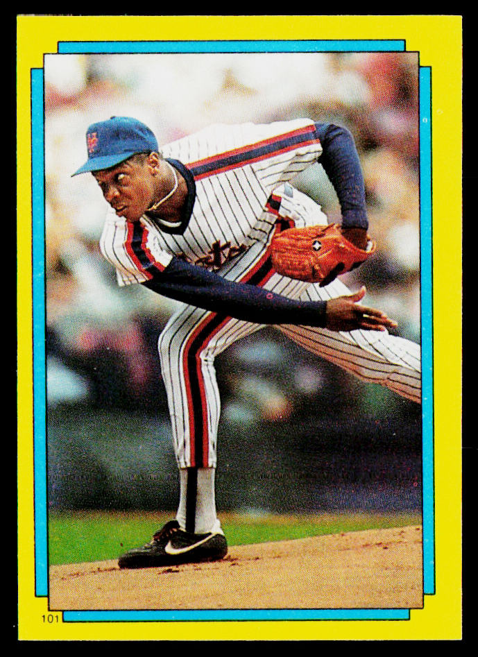 Dwight Gooden 1988 Topps Stickers #101d New York Mets