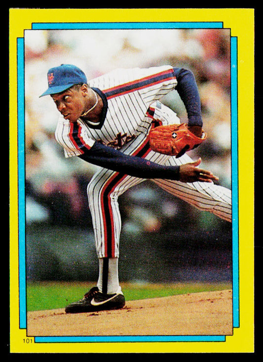 Dwight Gooden 1988 Topps Stickers #101d New York Mets