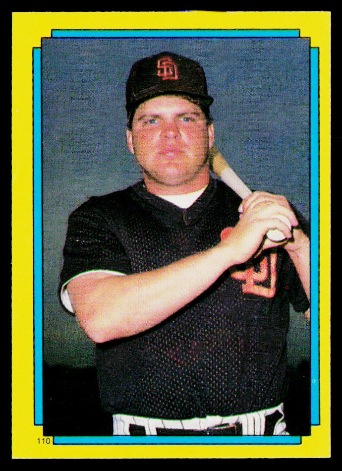 John Kruk 1988 Topps Stickers #110 San Diego Padres