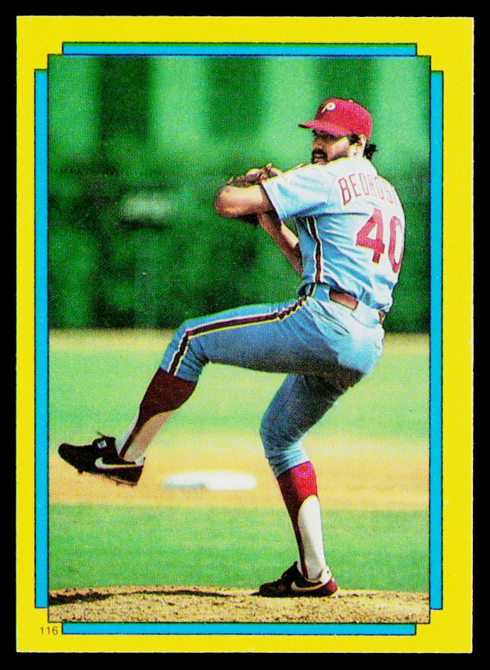 Steve Bedrosian 1988 Topps Stickers #116c Philadelphia Phillies