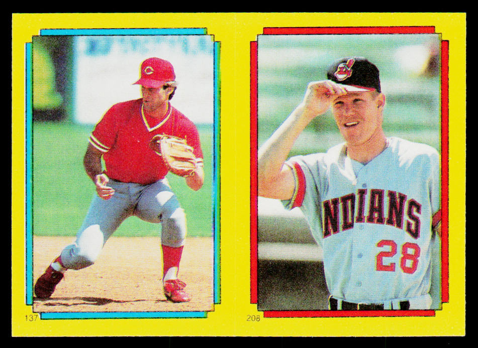 Nick Esasky / Cory Snyder 1988 Topps Stickers #137 / 208