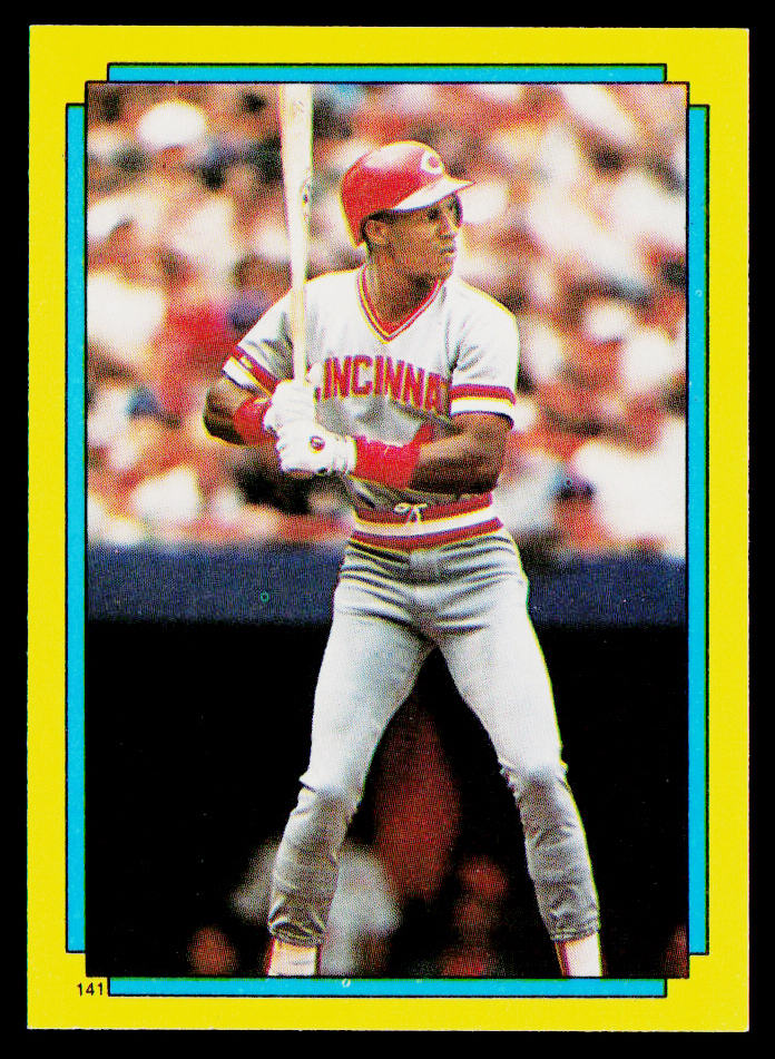Eric Davis 1988 Topps Stickers #141c Cincinnati Reds