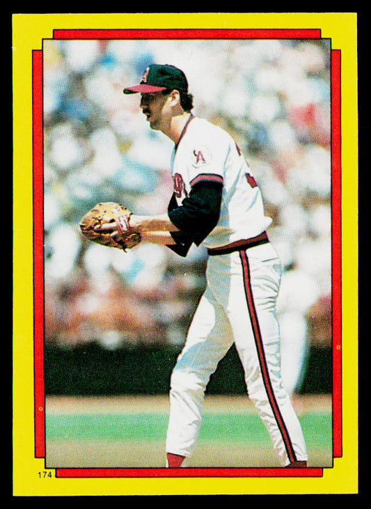 Mike Witt 1988 Topps Stickers #174b California Angels