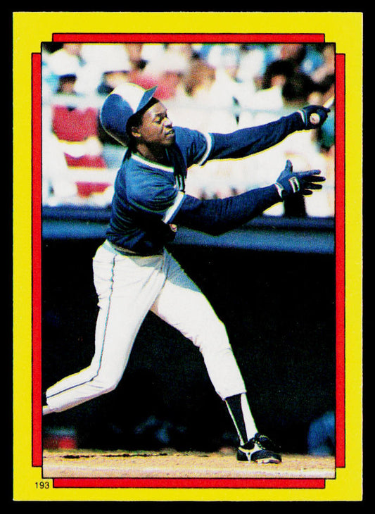 Tony Fernandez 1988 Topps Stickers #193b Toronto Blue Jays