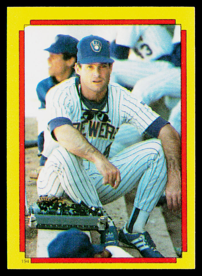 Paul Molitor 1988 Topps Stickers #194c Milwaukee Brewers