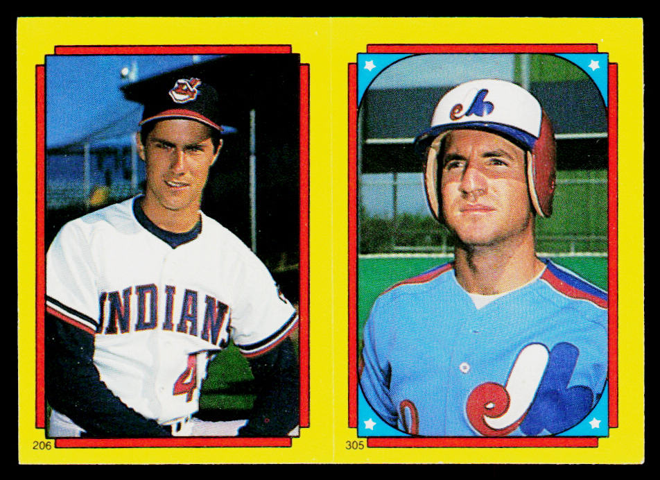 Scott Bailes / Casey Candaele FS 1988 Topps Stickers #206 / 305