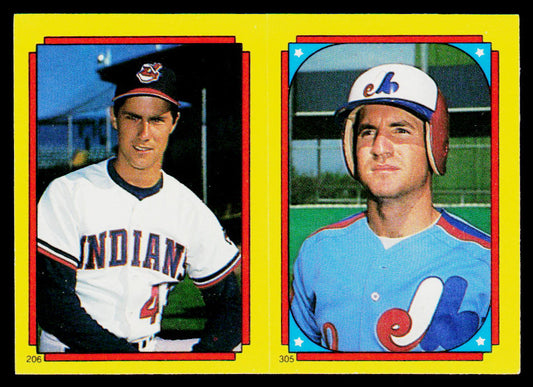 Scott Bailes / Casey Candaele FS 1988 Topps Stickers #206 / 305