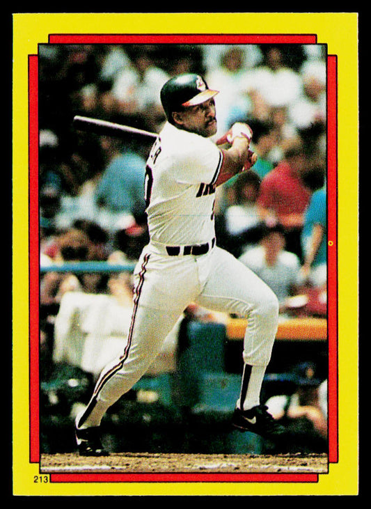 Joe Carter 1988 Topps Stickers #213c Cleveland Indians