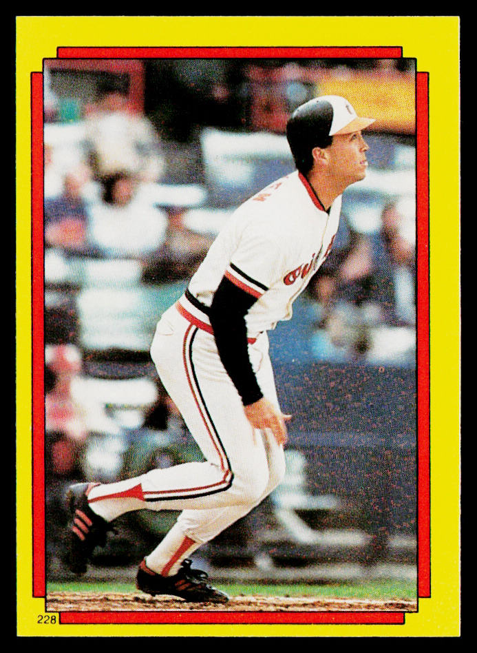 Cal Ripken 1988 Topps Stickers #228e Baltimore Orioles