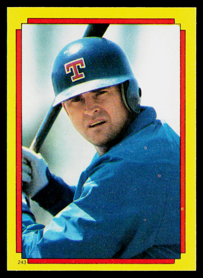 Larry Parrish 1988 Topps Stickers #243d Texas Rangers