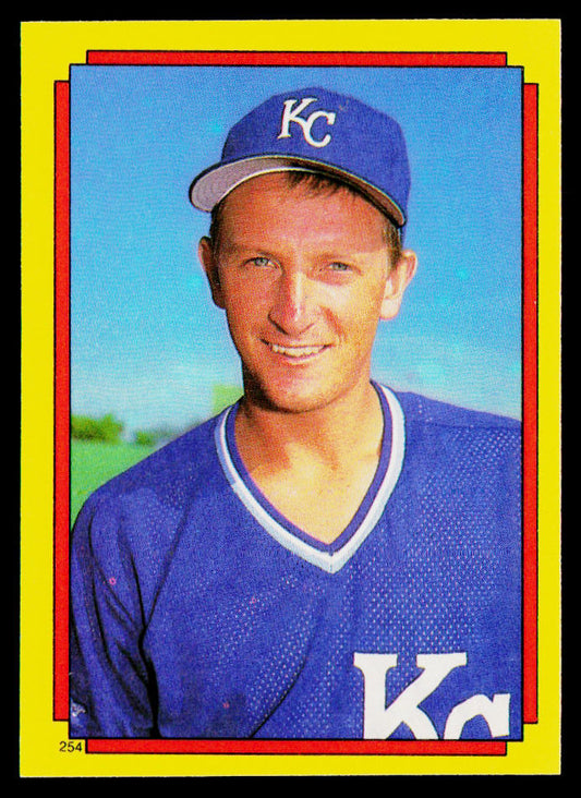Bret Saberhagen 1988 Topps Stickers #254c Kansas City Royals