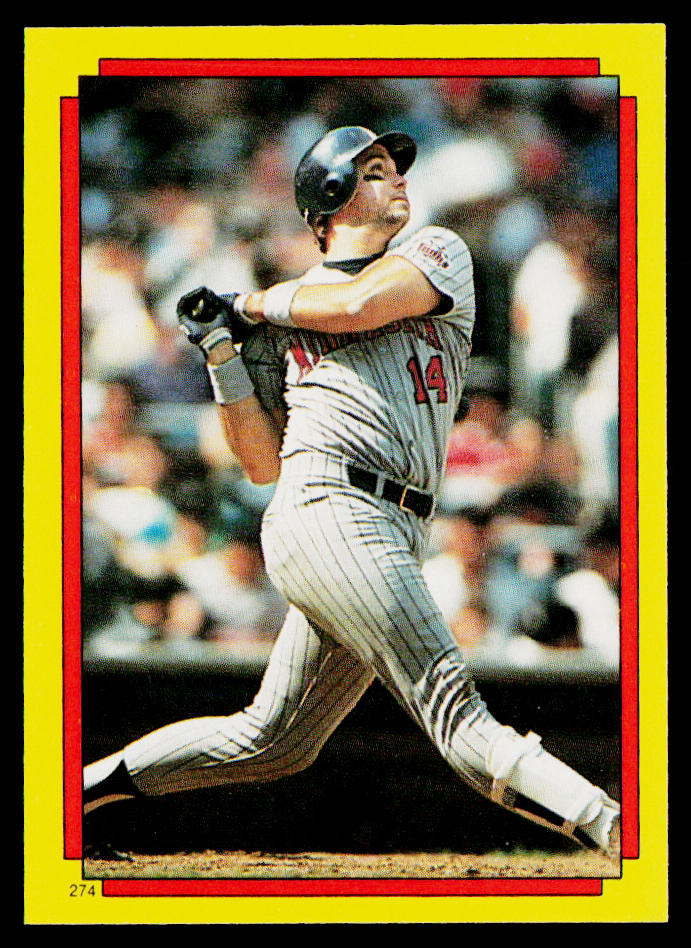 Kent Hrbek 1988 Topps Stickers #274c Minnesota Twins