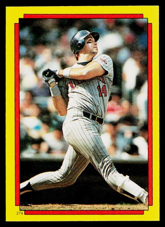 Kent Hrbek 1988 Topps Stickers #274c Minnesota Twins