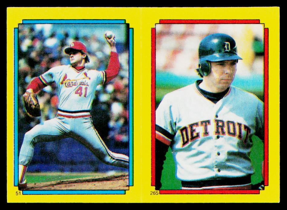 Bret Saberhagen 1988 Topps Stickers #51 / 265c