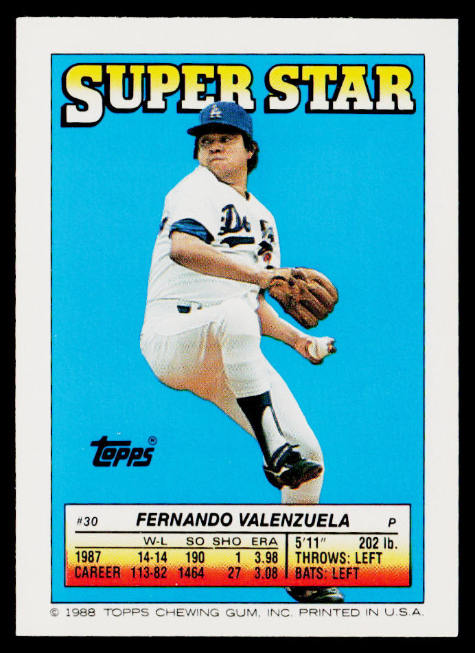 Ozzie Smith / Rick Rhoden 1988 Topps Stickers #53 / 298