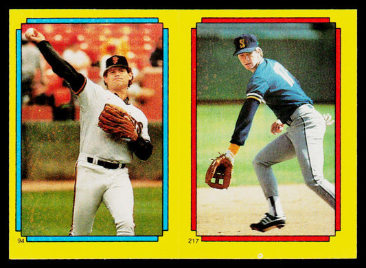 Don Robinson / Jim Presley 1988 Topps Stickers #94 / 217