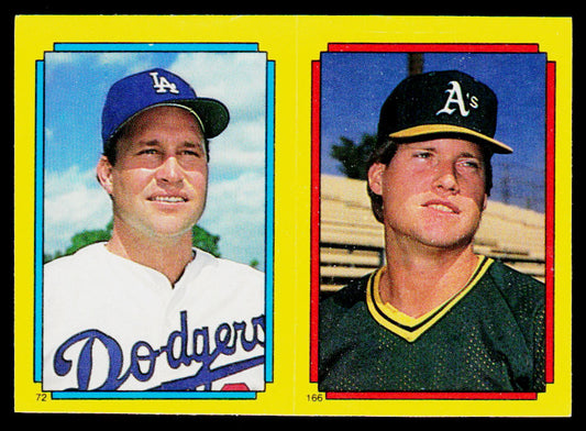 Matt Young / Jay Howell 1988 Topps Stickers #72 / 166