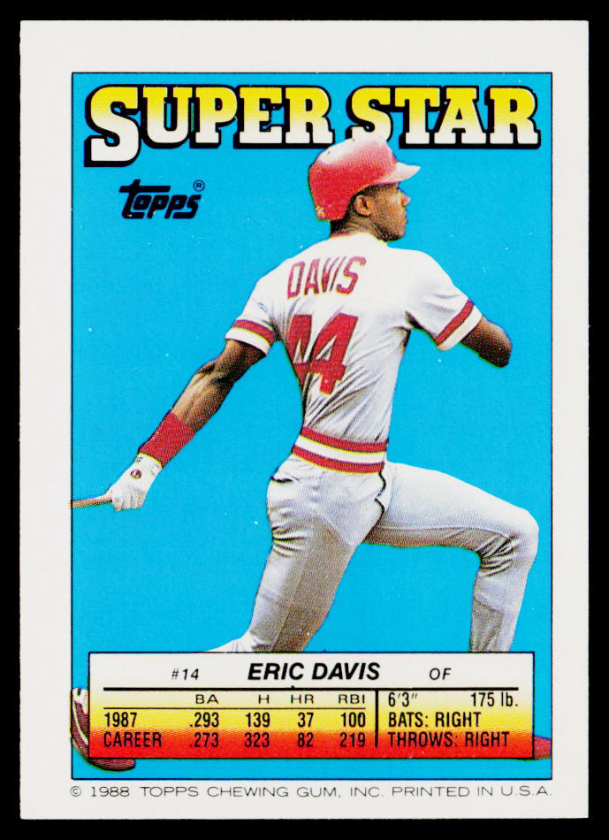 Tim Raines 1988 Topps Stickers #76 Montreal Expos