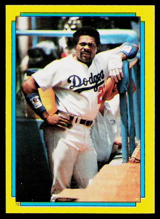 Pedro Guerrero 1988 Topps Stickers #75e Los Angeles Dodgers