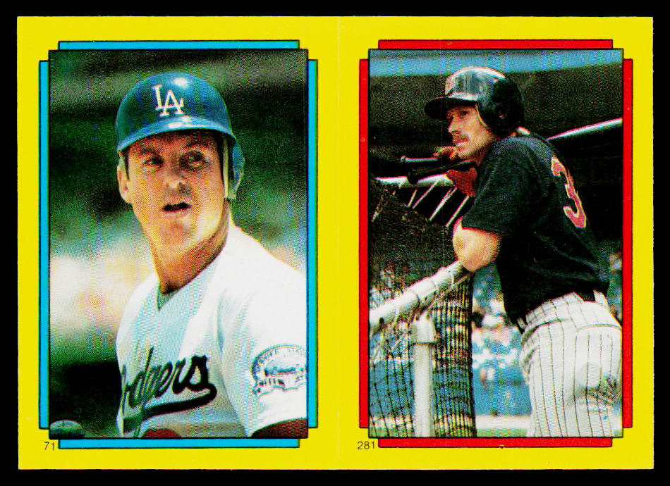 George Bell 1988 Topps Stickers #71 / 281c