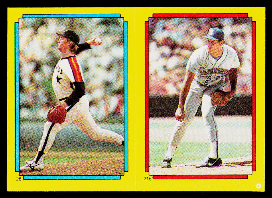 Bruce Hurst 1988 Topps Stickers #26 / 216d