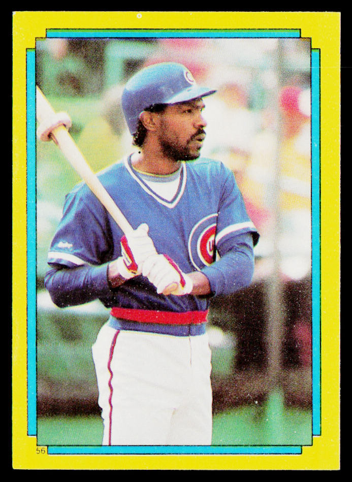 Andre Dawson 1988 Topps Stickers #56d Chicago Cubs