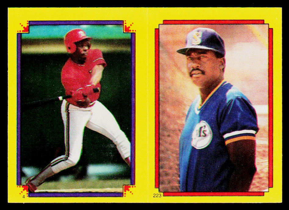 Vince Coleman / Gary Matthews HL 1988 Topps Stickers #4 / 223