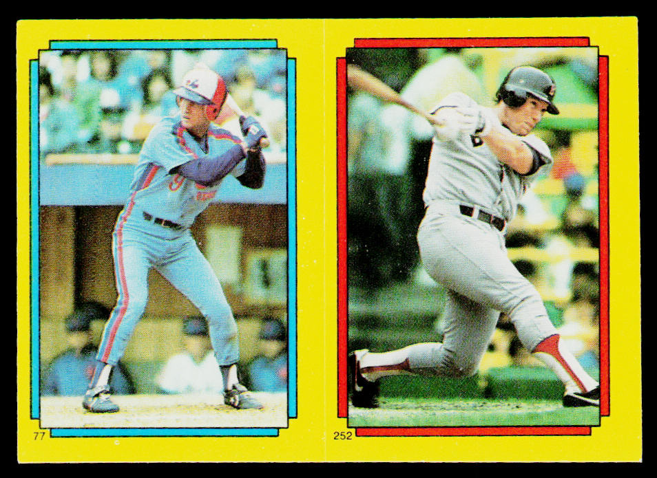 Casey Candaele / Rich Gedman 1988 Topps Stickers #77 / 252