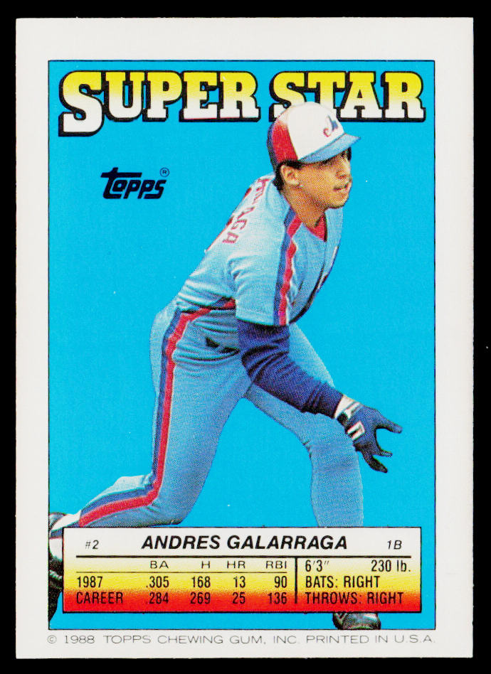 Benny Santiago / Al Pedrique HL, FS 1988 Topps Stickers #2 / 304