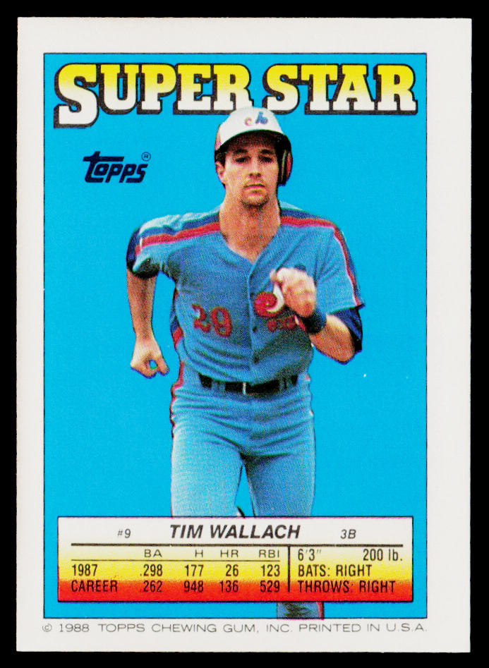 Mark McGwire / Willie Wilson HL 1988 Topps Stickers #1 / 263