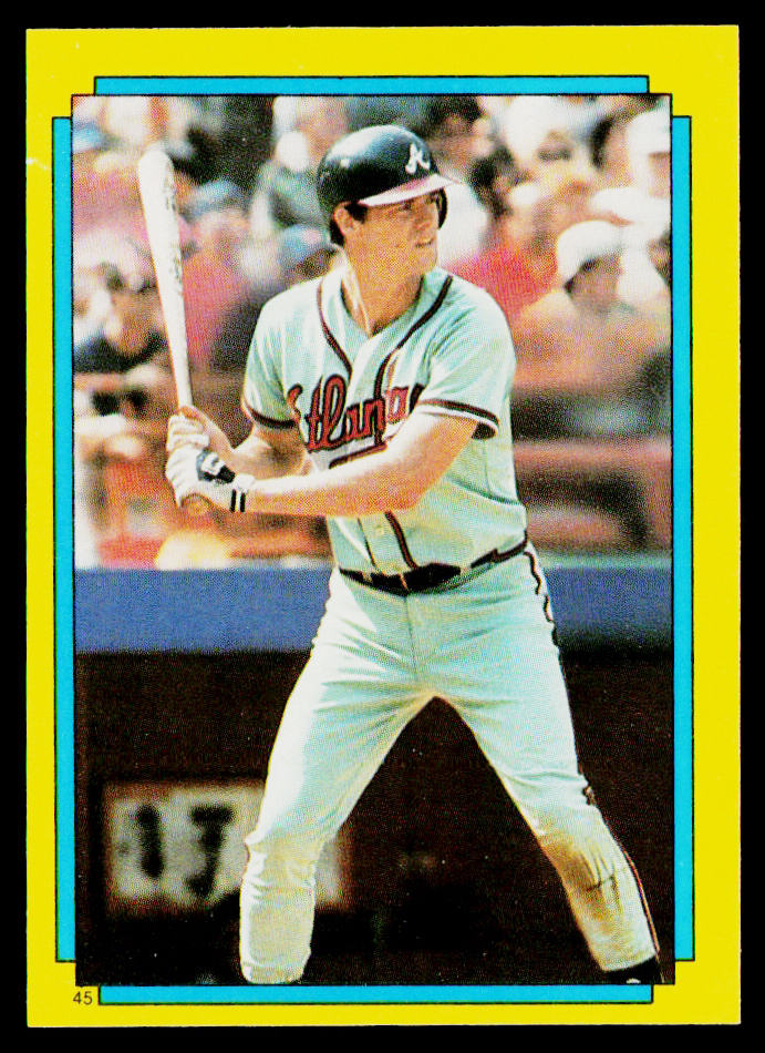 Dale Murphy 1988 Topps Stickers #45 Atlanta Braves