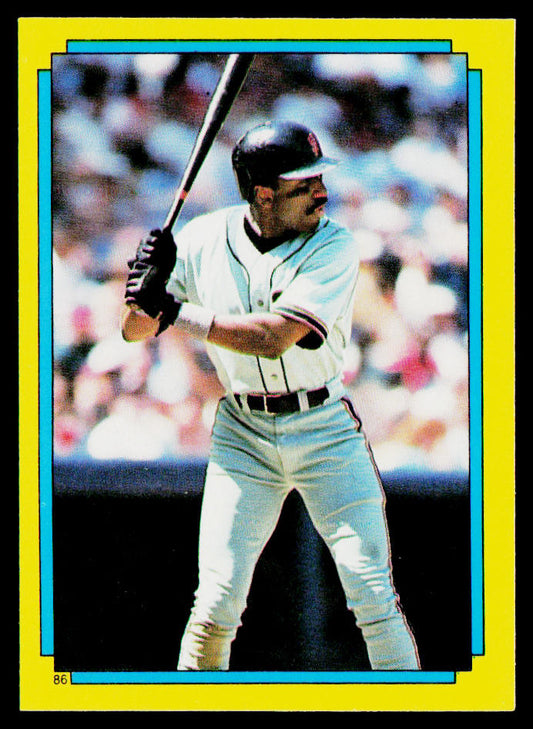 Jeffrey Leonard 1988 Topps Stickers #86c San Francisco Giants