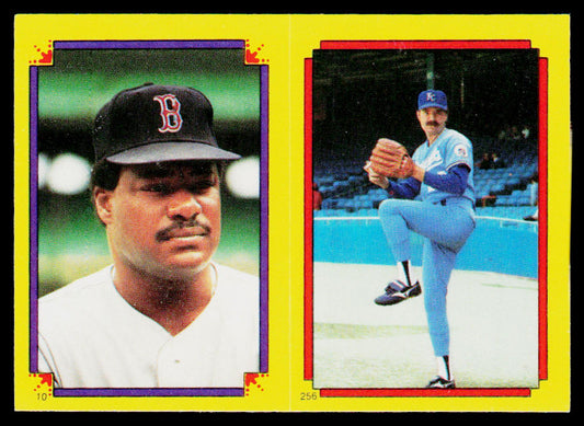 Don Baylor / Dan Quisenberry HL 1988 Topps Stickers #10 / 256