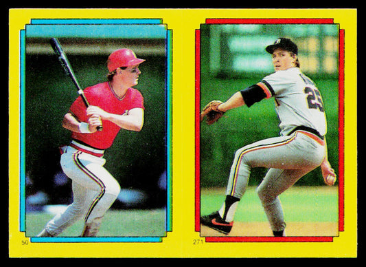 Tom Herr / Eric King 1988 Topps Stickers #50 / 271