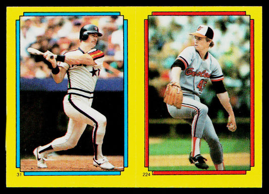 Denny Walling / Eric Bell 1988 Topps Stickers #31 / 224