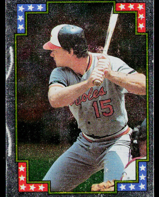 Terry Kennedy 1988 Topps Stickers #161c Baltimore Orioles