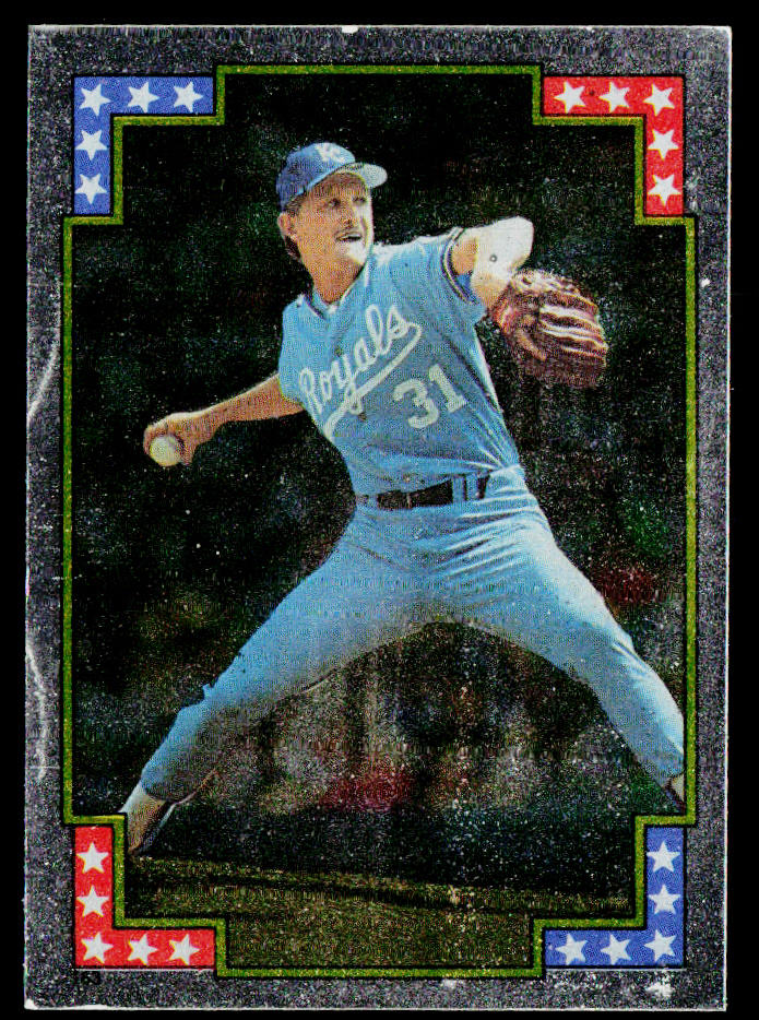 Bret Saberhagen 1988 Topps Stickers #163 Kansas City Royals