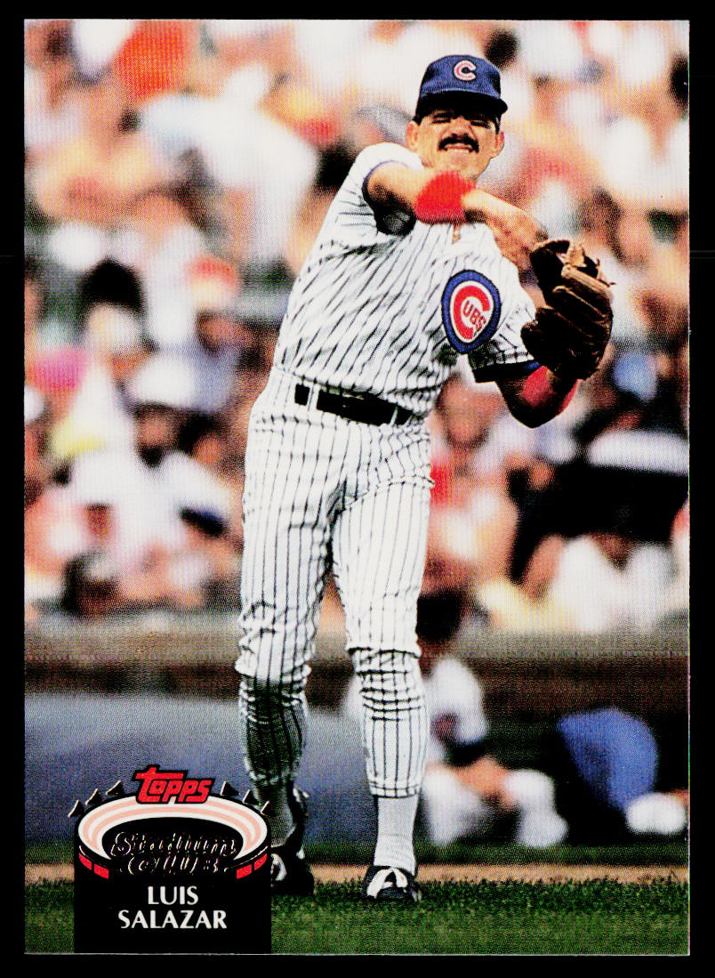 Luis Salazar 1992 Stadium Club #21 Chicago Cubs