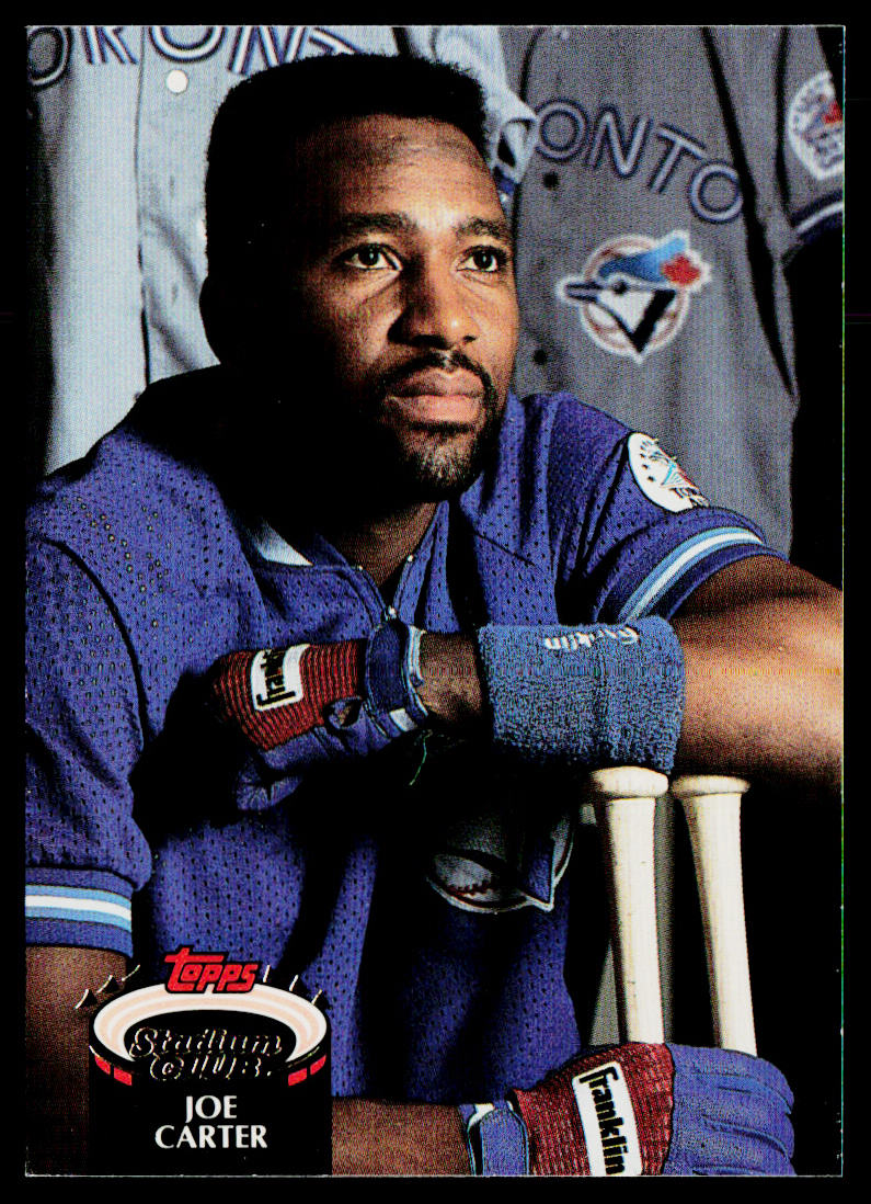 Joe Carter 1992 Stadium Club #10 Toronto Blue Jays