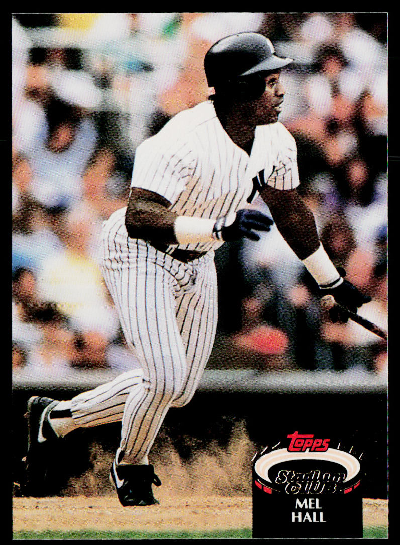 Mel Hall 1992 Stadium Club #9 New York Yankees