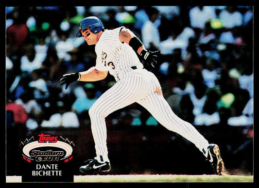 Dante Bichette 1992 Stadium Club #7 Milwaukee Brewers