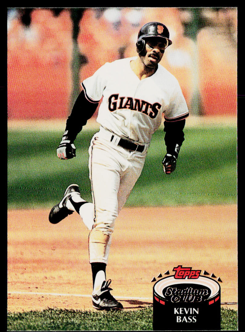 Kevin Bass 1992 Stadium Club #6 San Francisco Giants