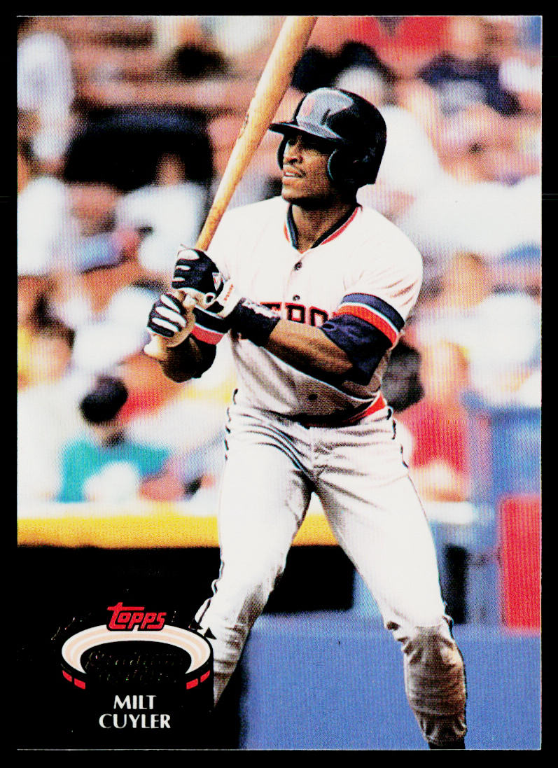 Milt Cuyler 1992 Stadium Club #5b Detroit Tigers