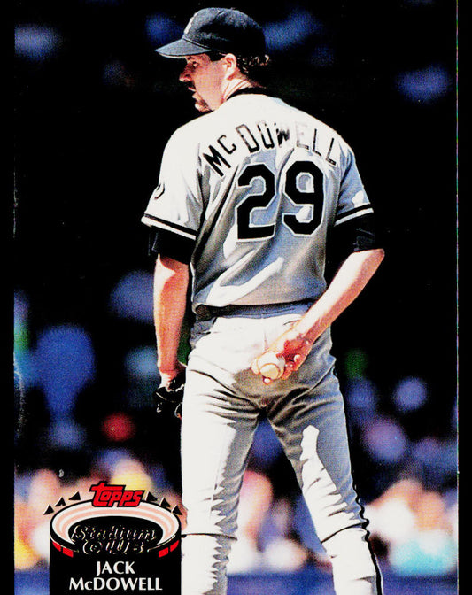 Jack McDowell 1992 Stadium Club #52 Chicago White Sox