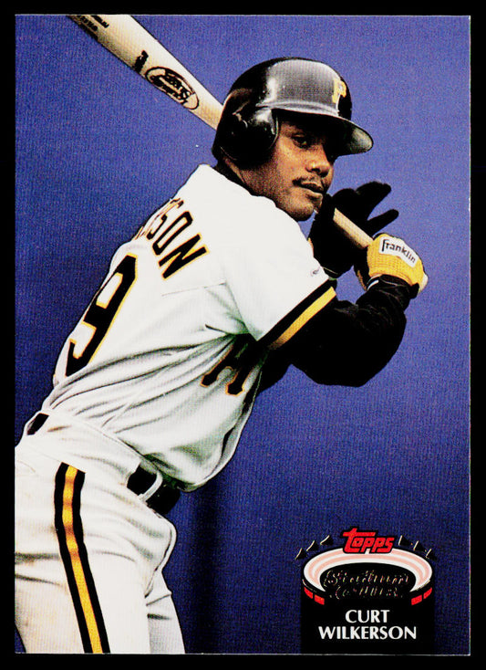 Curt Wilkerson 1992 Stadium Club #46 Pittsburgh Pirates